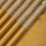 Grand gold silver zari by zari floral tissue weaved self gold zari diamond border grand tissue silk saree