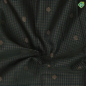 mummy brown gold zari vairaoosi kattam flower butta bottle green gold zari retta pattai border pure mix silk saree