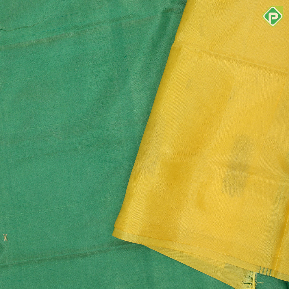 pastel color body dark color pallu concept soft fancy banana pith hot silk saree