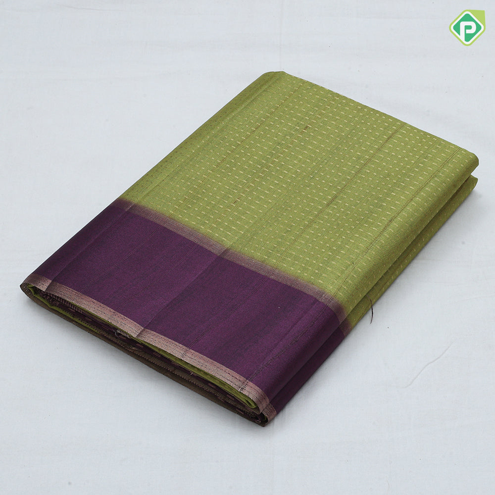dark colors gold zari vairaoosi lines contrast plain rettapet edge border fancy cotton saree