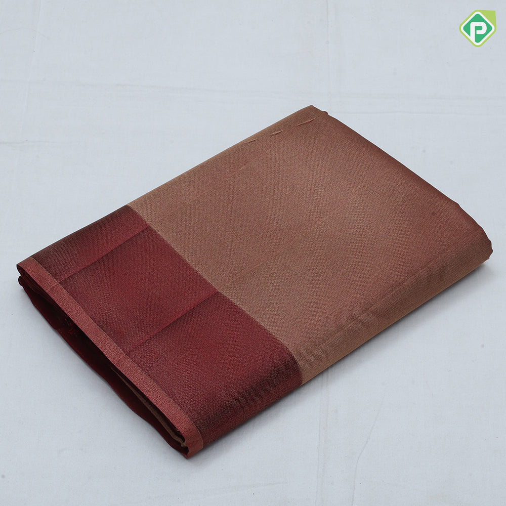 Single color tissue design self color border fancy cotton saree