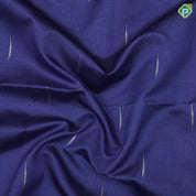Dark color silver zari rain drop design multi color trendy border fancy cotton saree