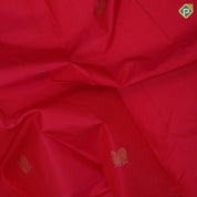 Magenta pink gold zari peacock butta motifs magenta copper gold zari zig zag border gift silk saree