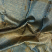 Rama Blue base Galaxy Planets effect inspired grand tissue weaved Exclusive signature silk saree