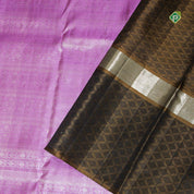 Lavender Scenery Fancy Border Trendy Designer Silk Saree