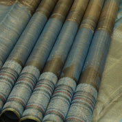 Rama Blue base Galaxy Planets effect inspired grand tissue weaved Exclusive signature silk saree