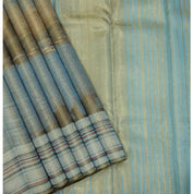 Rama Blue base Galaxy Planets effect inspired grand tissue weaved Exclusive signature silk saree