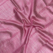 Powder Pink Art Effect Design Border Exclusive Tissue Silk Saree