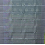 Royal Blue gold zari kattam checked round butta self thamayanthi stading posture art effect painting signature silk saree