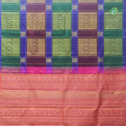 Tricolor Doll Butta Motifs Without Border Trendy Designer Silk Saree