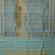 Rama Blue base Galaxy Planets effect inspired grand tissue weaved Exclusive signature silk saree
