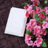 Cream White Pure Silk Shirt Material