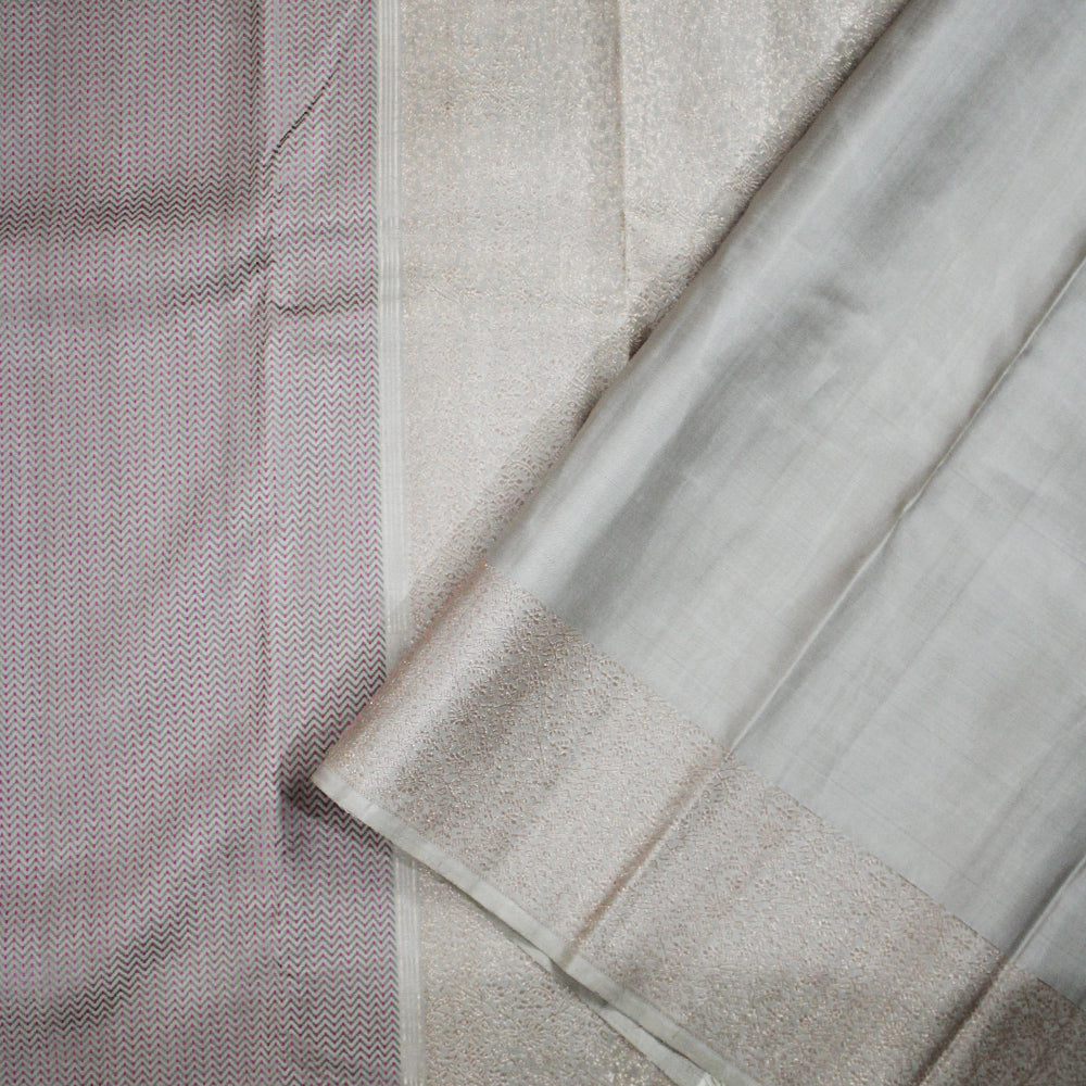 Sandal Wood Pink Rose Gold Zari Meena Work Fancy Border Pure Trendy Designer Silk Saree