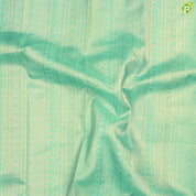 Rexona Green With Silver And Gold Zari Self Plain Border Contemporary Trendy Designer Silk Saree