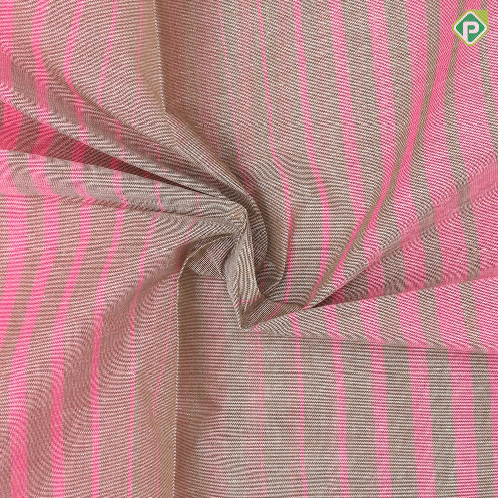 Pastel colors with pastel color lines design self gold zari border soft cotton saree