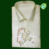 Pure Kanchi Silk Half Sleeve Shirts