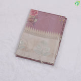 Sandal Colour With Multi Colour Flowers Printed Design Semi tusser Fancy Saree