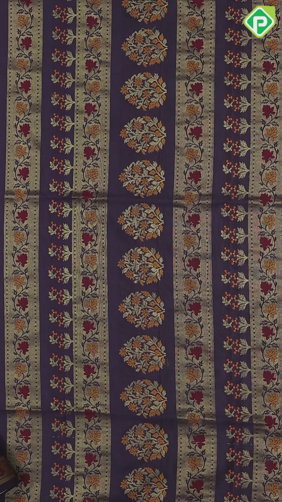 grape brown gold zari meena work butta design self color meena work rangoli border soft silk saree