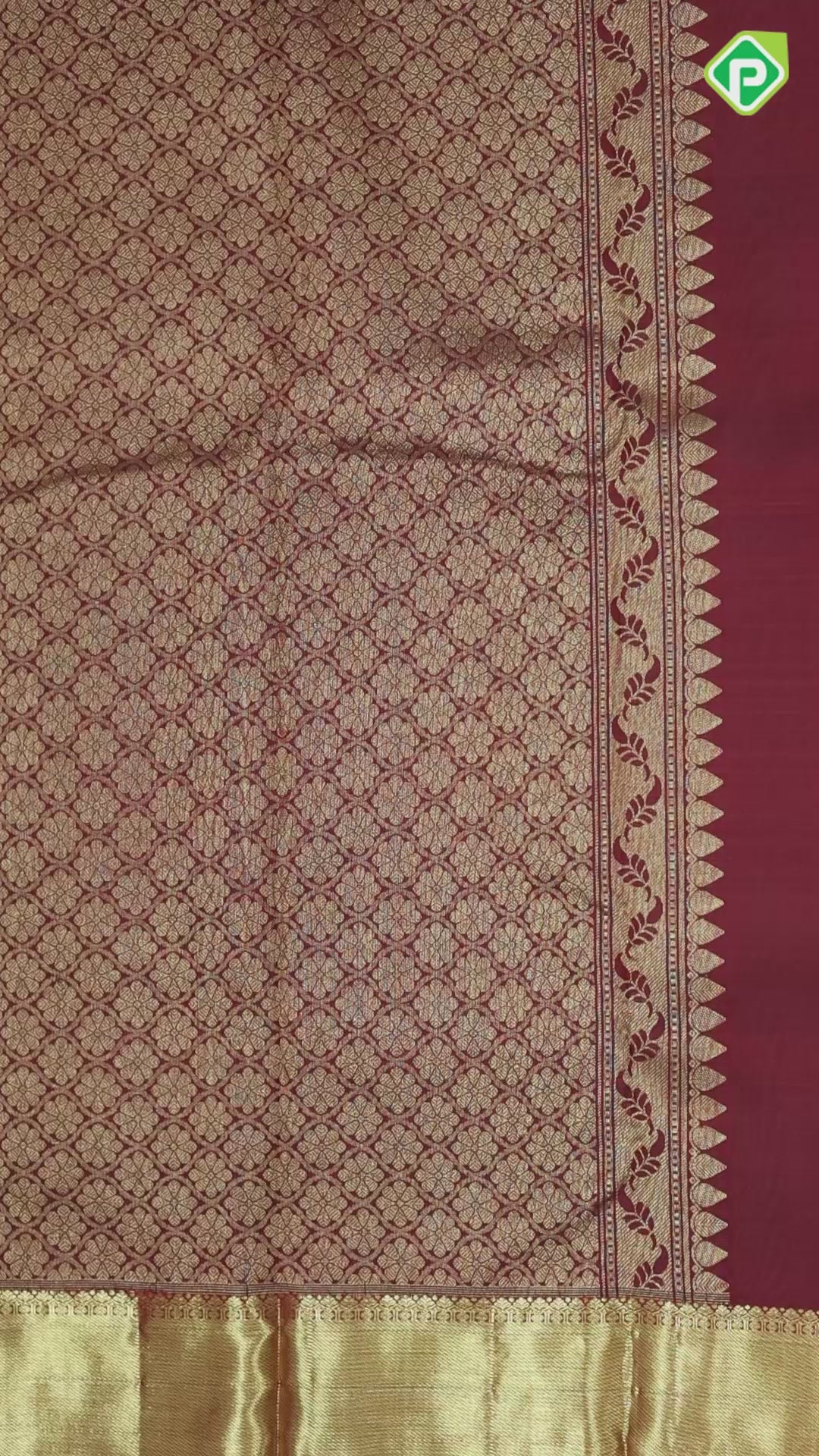 Rust Orange Gold Zari Thilagam Butta Design Coffee Brown Mango Charagam Border Design Traditional Silk Saree