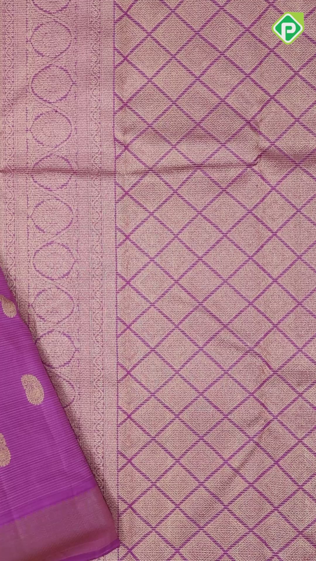 Barbie Pink Gold Zari Mango Design Self Colour mayilkan Ruthracham Border Design Traditional Silk Saree