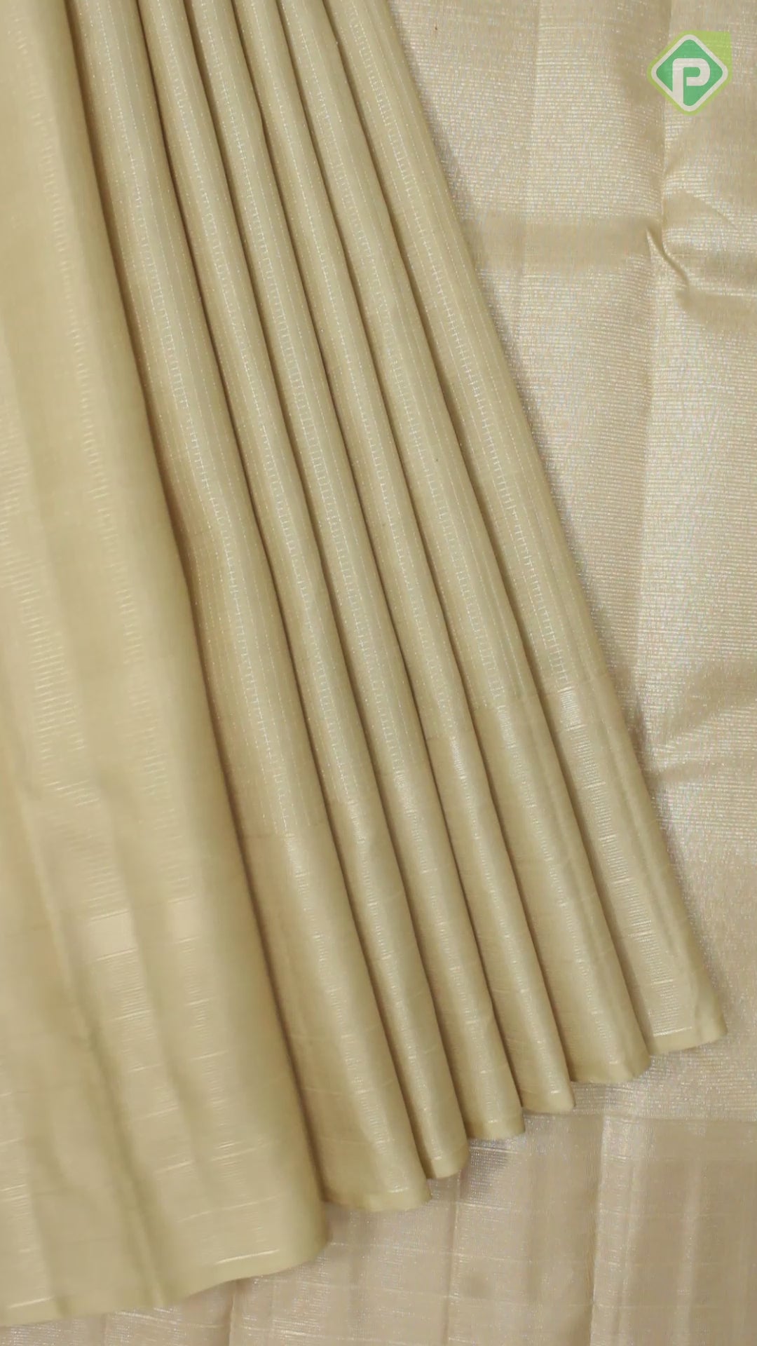 Beige Color Gold Zari With Self Color Traditional Silk Saree