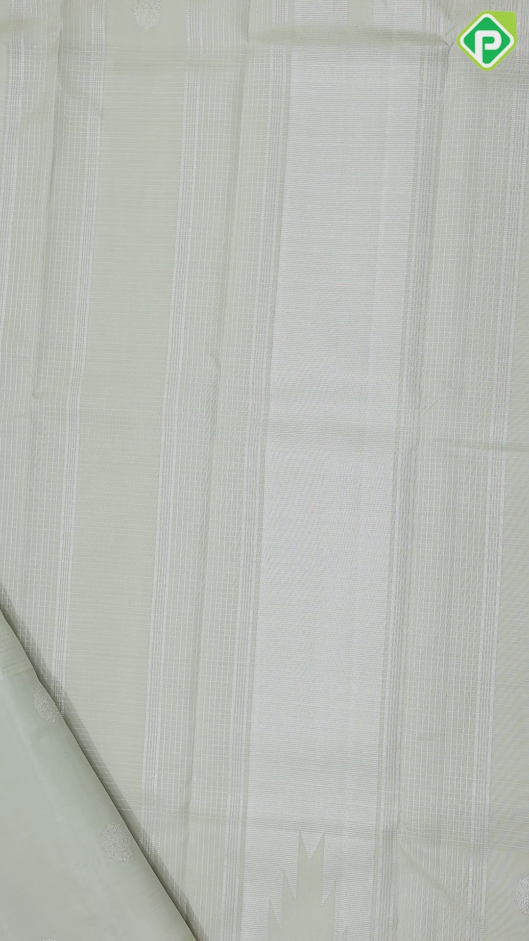 half white silver gold zari checks design beige plain silver gold zari flower butta border traditional silk saree
