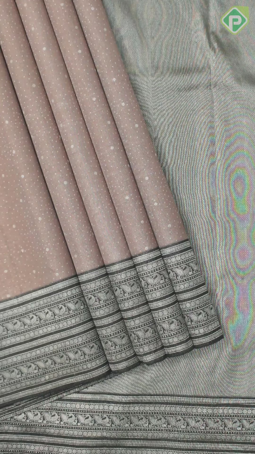 Dusty Pink Silver Zari With Block Color Silver Zari Border Fancy Trendy Silk Saree