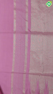 onion pink grouped gold zari lines box shape self color gold zari border soft silk saree
