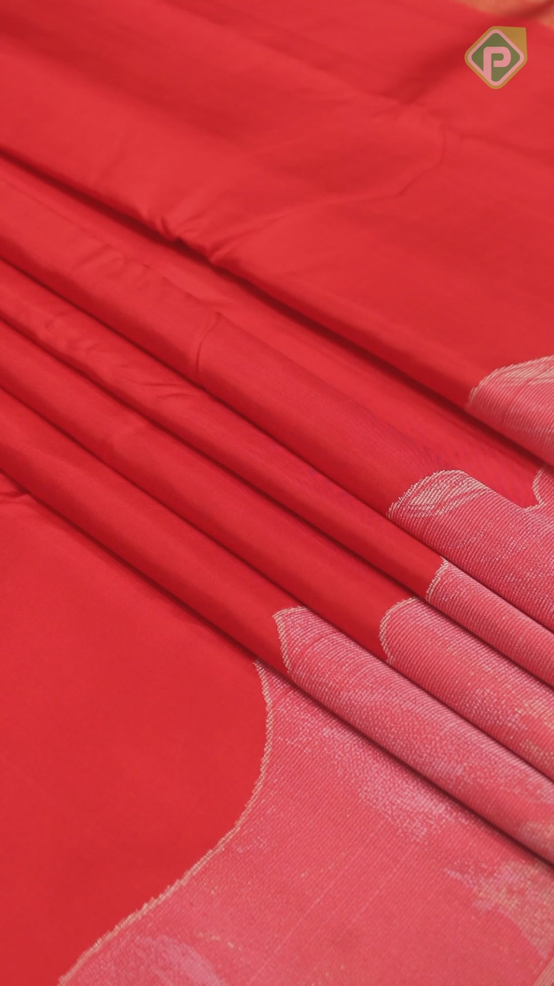 Chili Red Plain Body With Thread Border Trendy Silk Saree