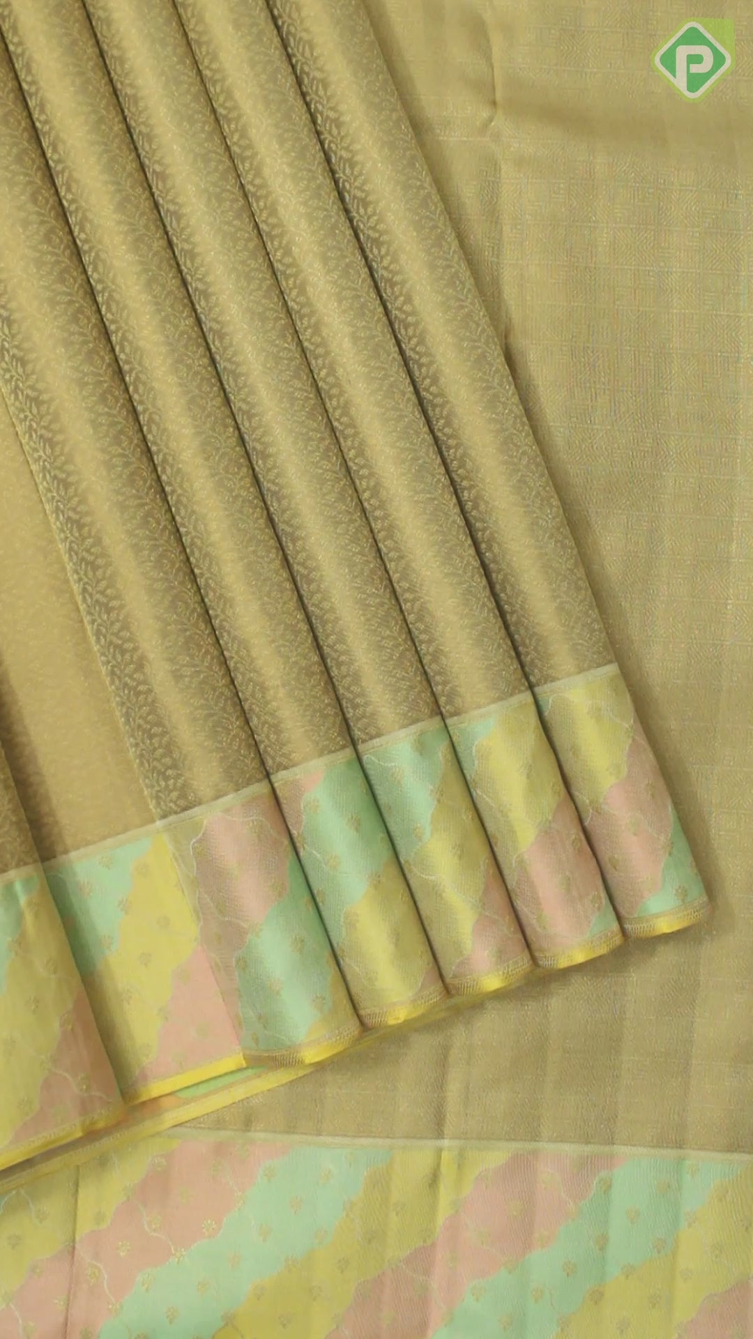 Sandal Wood Color Gold Zari With Multi Color Gross Border Trendy Silk Saree