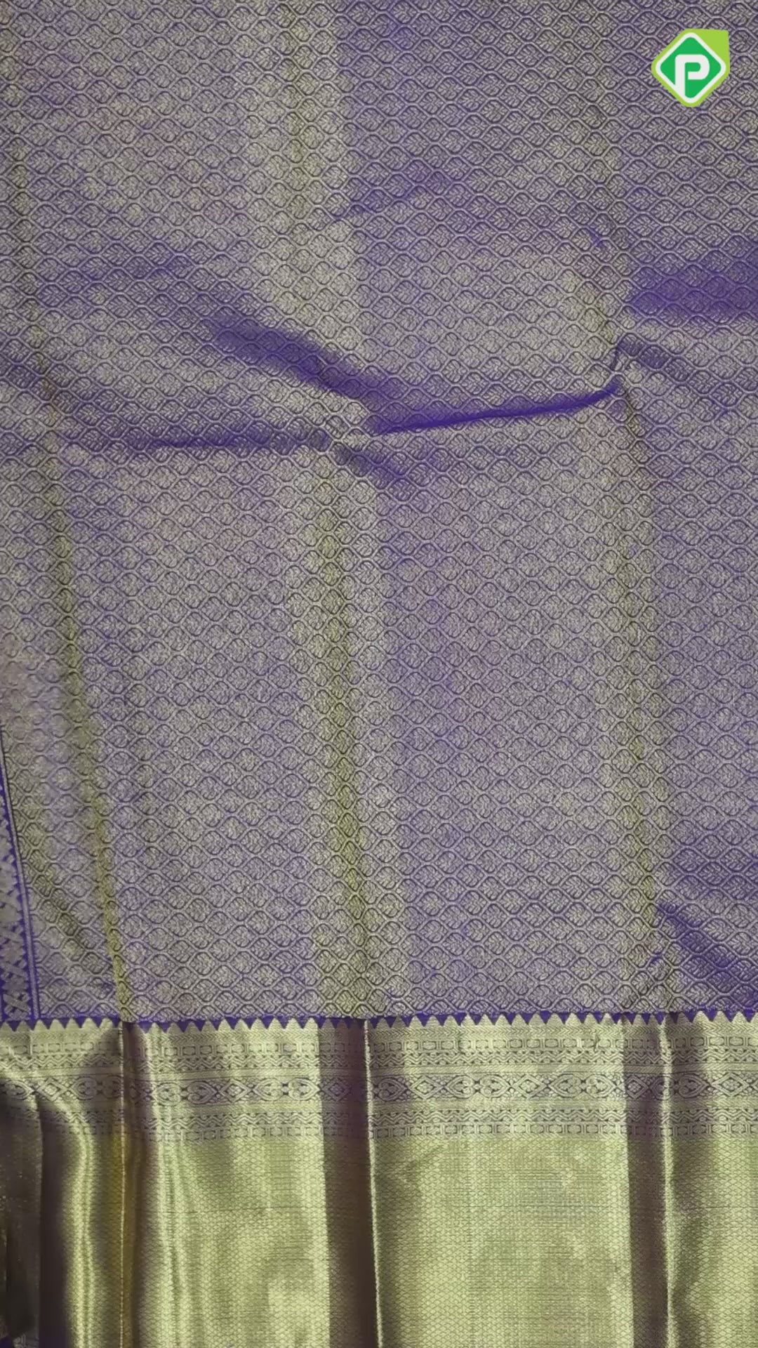 Rust Orange Gold Zari Checks Flower Butta Design Violet Mayilkan Border Design Traditional Silk Saree