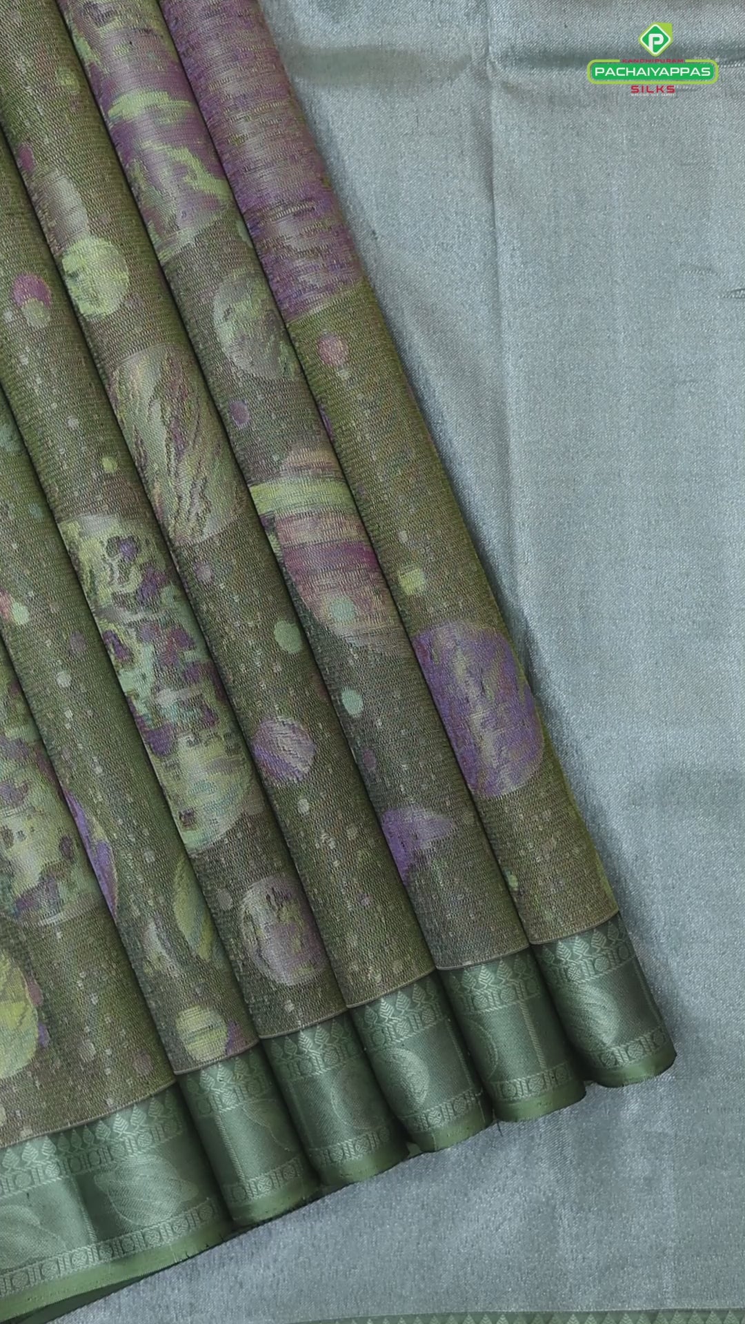 Multi color galaxy inspired hand woven signature edition silk saree