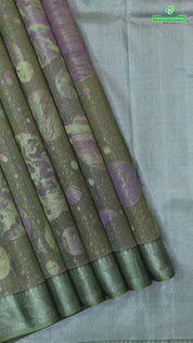 Multi color galaxy inspired hand woven signature edition silk saree