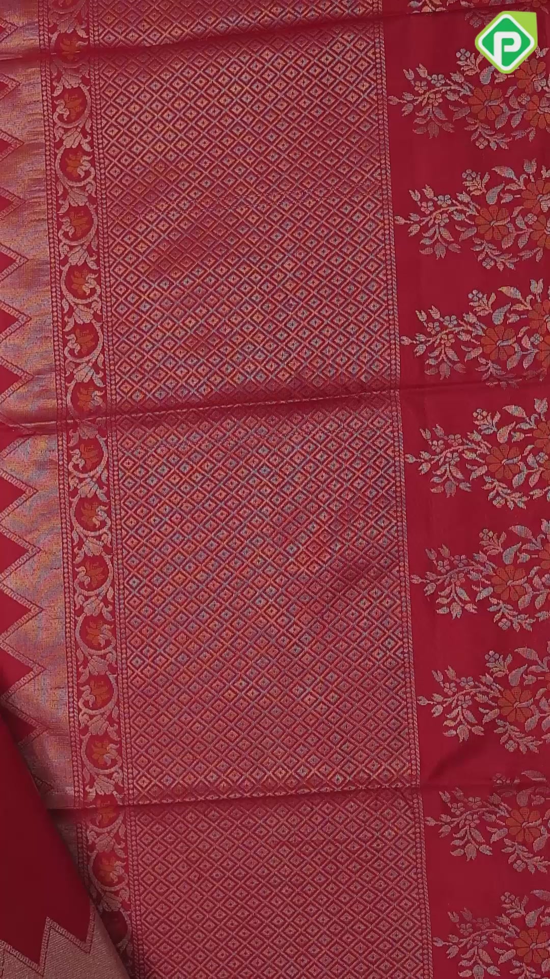Purple group honey drop meena work butta design self gold zari meena work rangoli border soft silk saree