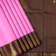 Rose Pink With Gold Zari Vairaoosi And Small Rudraksham Butta Motifs Design And Royal Blue With Gold Zari Half Zig Zag And Half Mango Butta Border Traditional Silk Saree