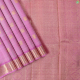 Onion Pink With Gold Zari Peacock Butta Motifs weaved Design And Self Colour With Gold Zari Peacock Butta Line Border Traditional Silk Saree