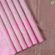 Pale Pink With Sea Blue And Brown Wood Grains Weaved Design With Plain Pink And Copper Gold Zari Big Flower Bouquet Border Trendy Designer Silk Saree