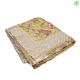 Mustard Yellow With Multi Colour Tissue Crush Embroidery Fancy Cotton Saree