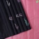 Elephant Black With Multi Colour Zari Sparrow Butta Motifs And Vertical Stripes Borderless Trendy Designer Soft Silk Saree