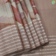 Cream With Magenta Colour Modern Artistic painting Effect Design With Play Icon Lines Border Pastel Colour Digital Print Fancy Saree-Cream 