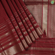 Beetroot Red With Silk Thread Lines Design And Self Colour With Gold Zari Multi Lines And Diamond design Border Soft Silk Saree-Beetroot Red