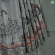Hunter Green With Muti Colour Wild Effect Digital print And Self Colour With Gold Zari Edge Border Digital Printed Fancy Saree