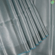 Silver Blue With Silver Zari Small Bars Lines Design And Self Colour With Arrow Design Border Tissue fancy Saree