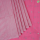 Pink With White Silver Zari Small Checks Celebrity Fame Design Without Border Trending Fancy Saree 