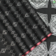 Black Colour Diamond Motifs Trendy Luxury Black Silks Saree 