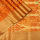 Tiger Orange Colour Zari With Meena Work Motifs Grand Soft Silks saree 