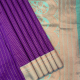 Trendy Colour With Copper Zari Dot design And Contrast Colour With Multi Design Lines Border Fancy Saree