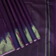Purple Violet Colour With Multi Colour Zari Vertical Dual Stripes Design And Self Colour With Multi Colour Zari Painting Design Weaved Border Trendy Designer Silk Saree