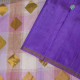 Lavender Pink With Multi Colour Self Checked Diamond Shape Gold Zari Big Buttas Motifs Sage Green Colour Half And Half Raising Temple Border Pure Trendy Design Silk Saree  