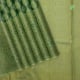 Pista Green With Mint Green Silk Thread Thilagam Model Flower Work And Self Colour Meena Work with Zari Used Border Exclusive Wedding Silk Saree